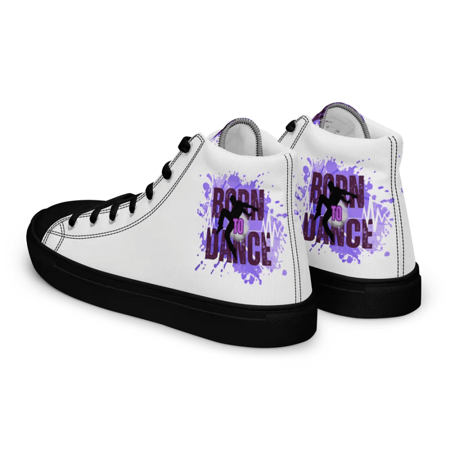 Retro Born to Dance Splash His Silhouette High Tops product image (10)
