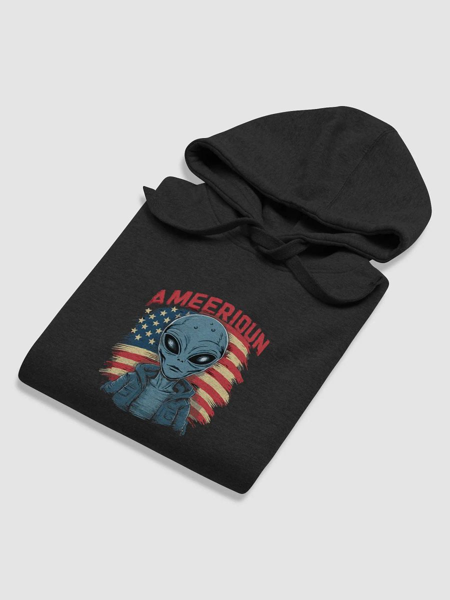 Novelty alien with American flag product image (61)
