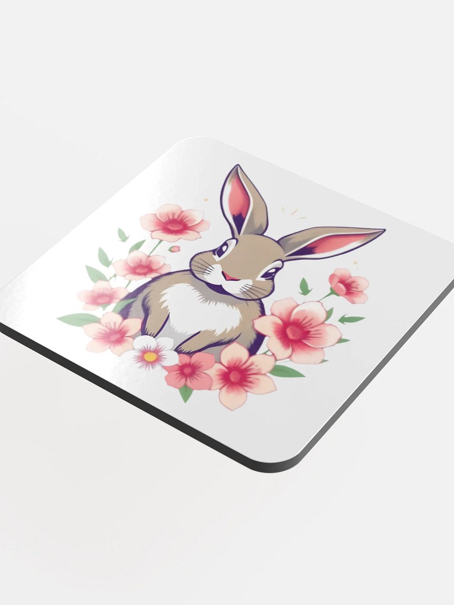 Floral Bunny Cork Coaster product image (4)
