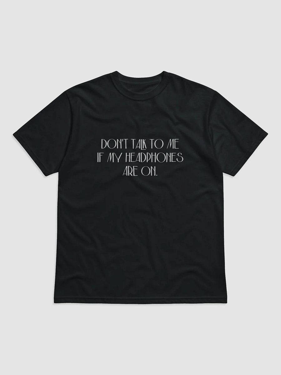 HEADPHONES ON (variant 4) unisex eco tee product image (1)