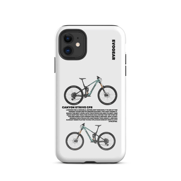 White Strive CFR iPhone Case product image (2)