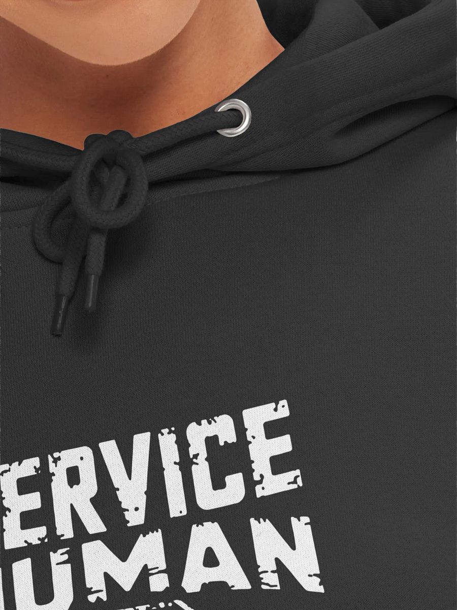 Service Human Do Not Pet Funny Dog Pullover Hoodie product image (7)