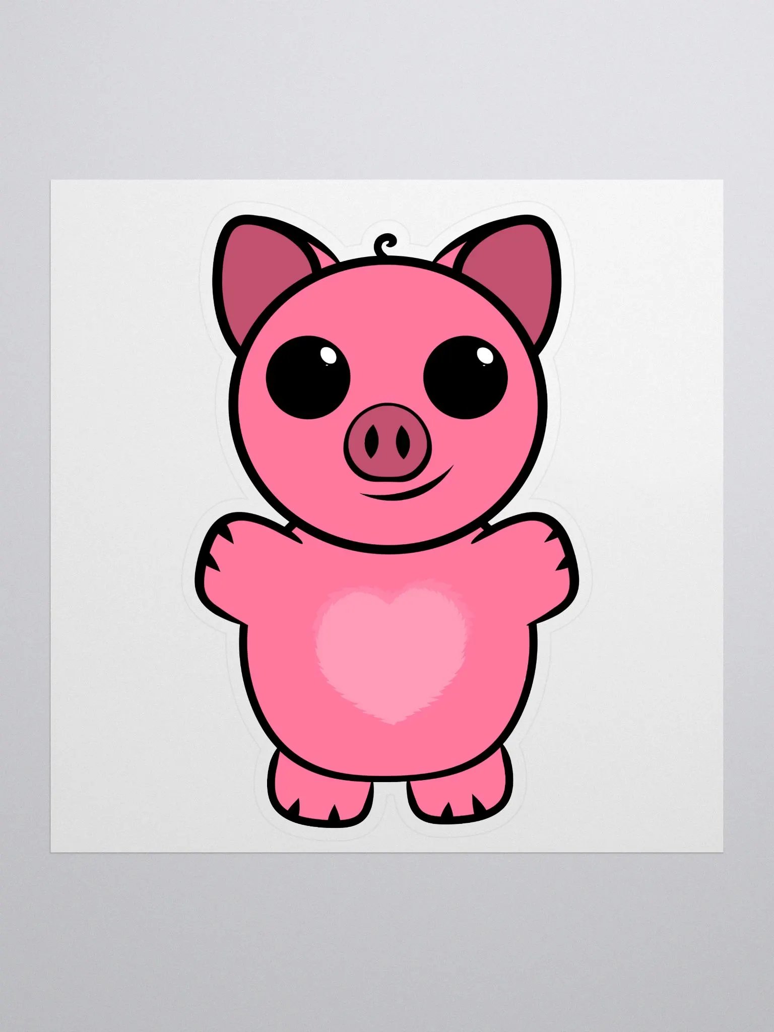 Squiggly Heart Sticker product image (1)