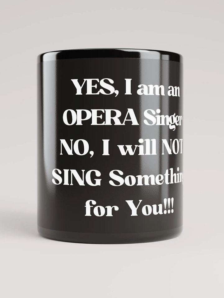 Black Glossy Mug - 