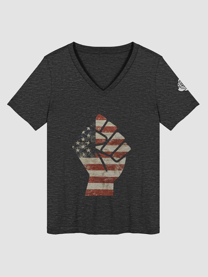 Rise Up Women's Relaxed V-Neck T-Shirt product image (2)