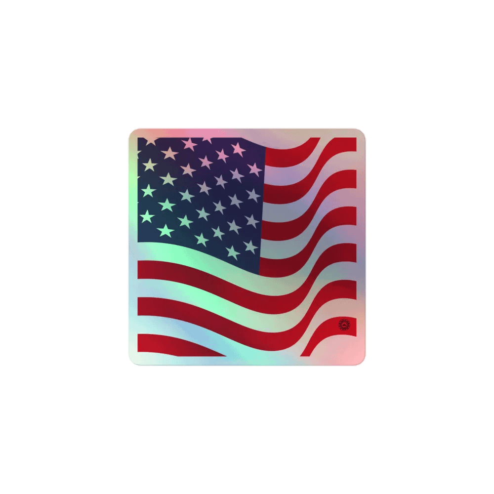 American Pride Holographic Sticker Set product image (1)