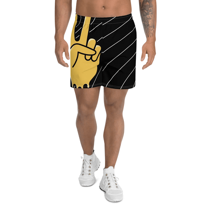 stripped peace shorts product image (2)