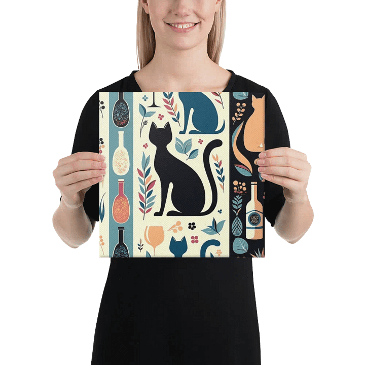 Canvas (in): Cats and Wine product image (2)