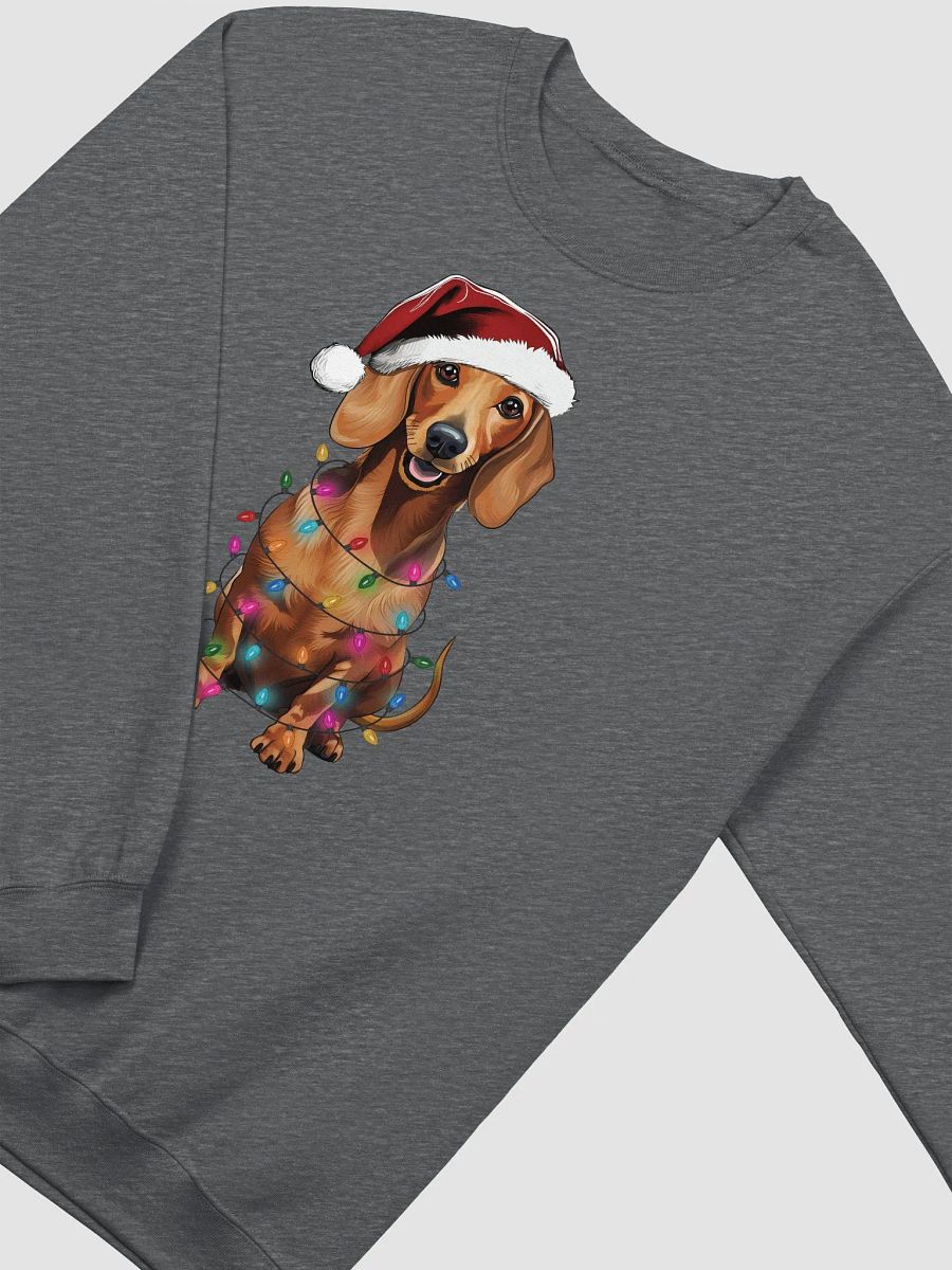 Funny Dachshund(Red) Christmas Sweatshirt for Wiener/Doxie Paw-rents product image (4)