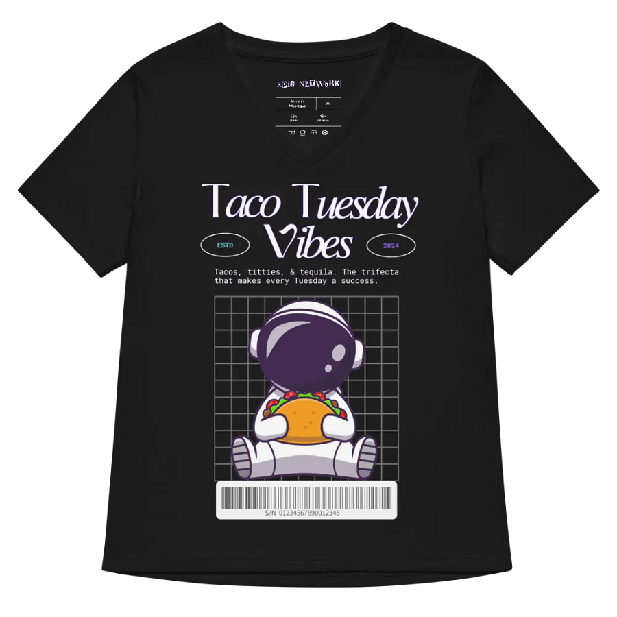 Taco Tuesday Vibes V Neck product image (6)