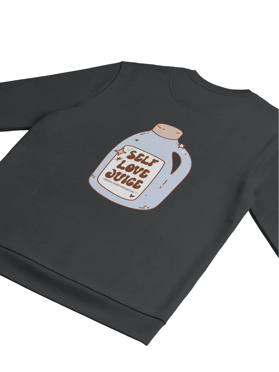"Self Love Juice" Organic Cotton Sweatshirt – Stay Hydrated with Self-Love product image (4)