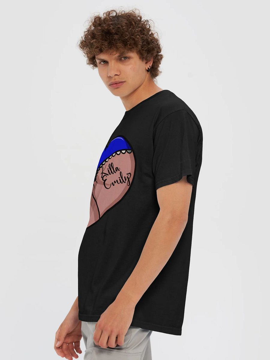 BLUE HEART BUTT CROP TEE product image (6)