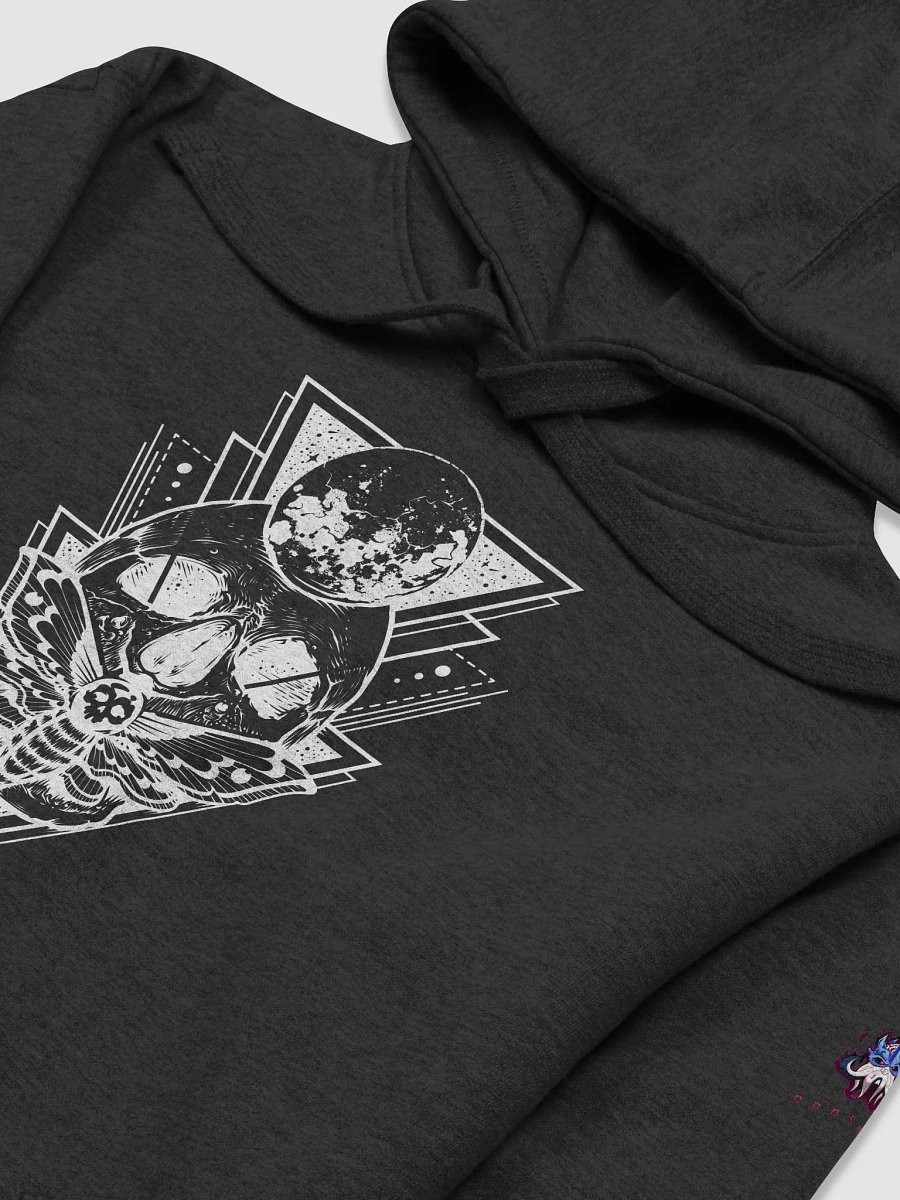 Moth & Skull Hoodie Dark product image (18)