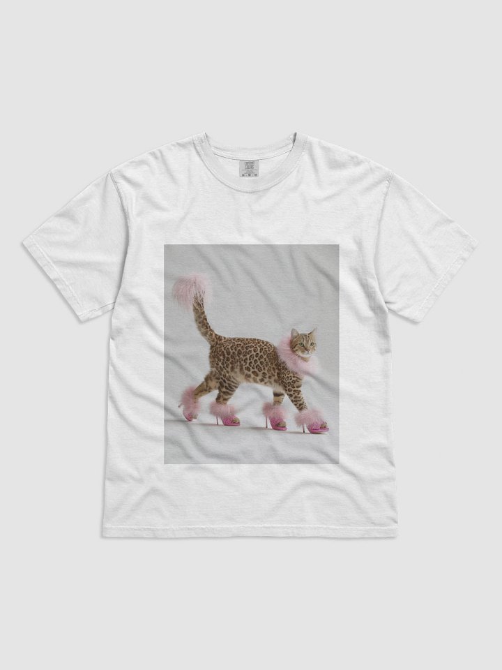 Glam Cat - Garment-Dyed Heavyweight T-Shirt product image (1)