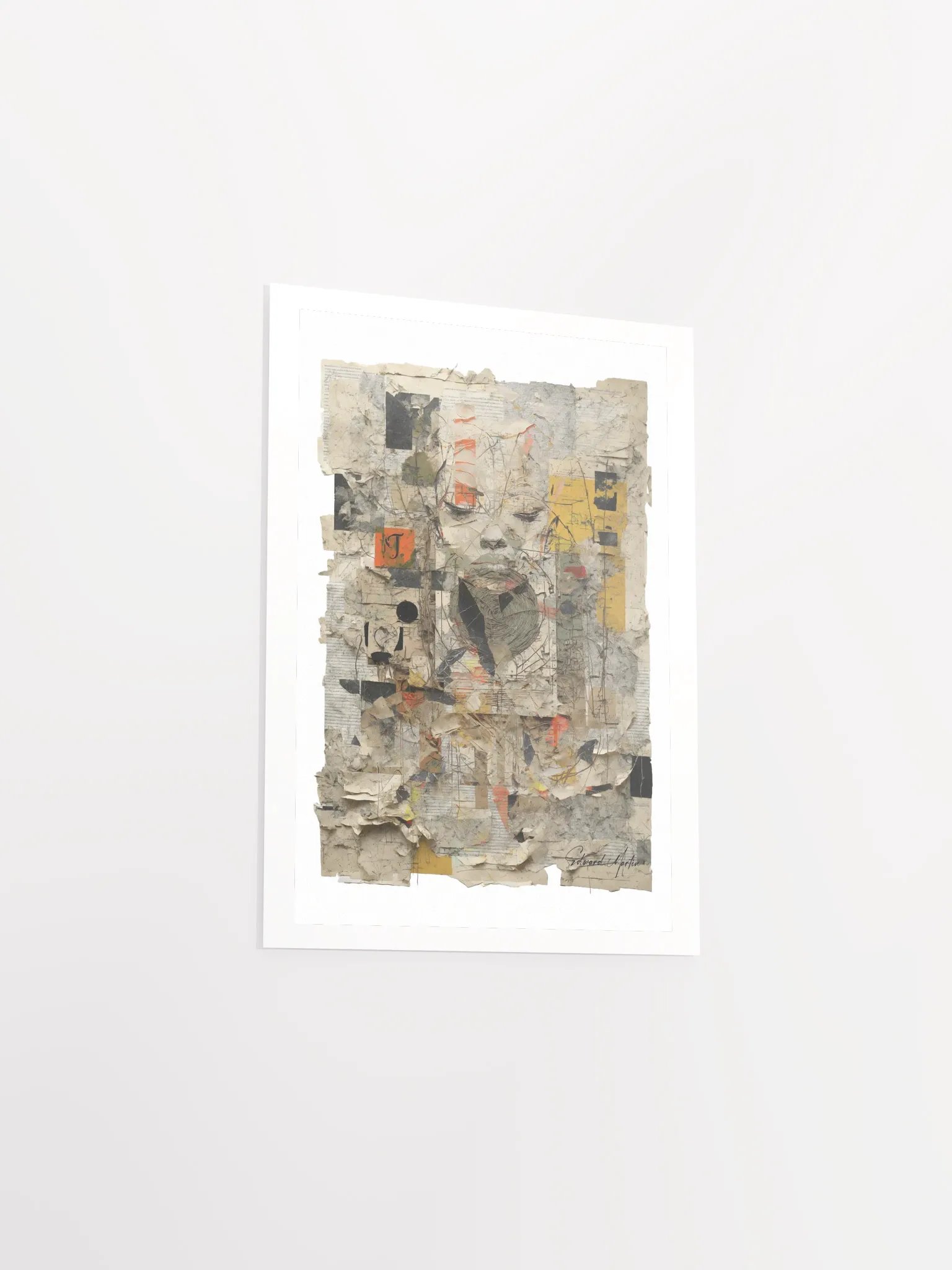 'Mental Salvation' by Edward Martin Mixed Media Collage product image (4)