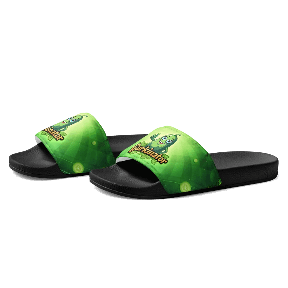 Gurkinator Men's Slides (Full Print) product image (1)