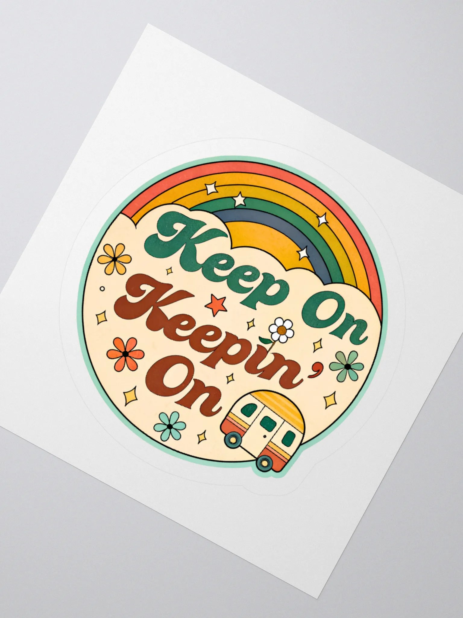 Keep On Keepin' On Rainbow Stickers product image (5)