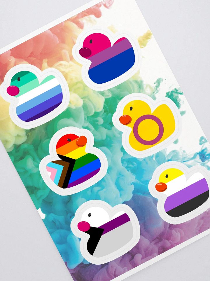 Pride Duck Stickers 2 product image (1)