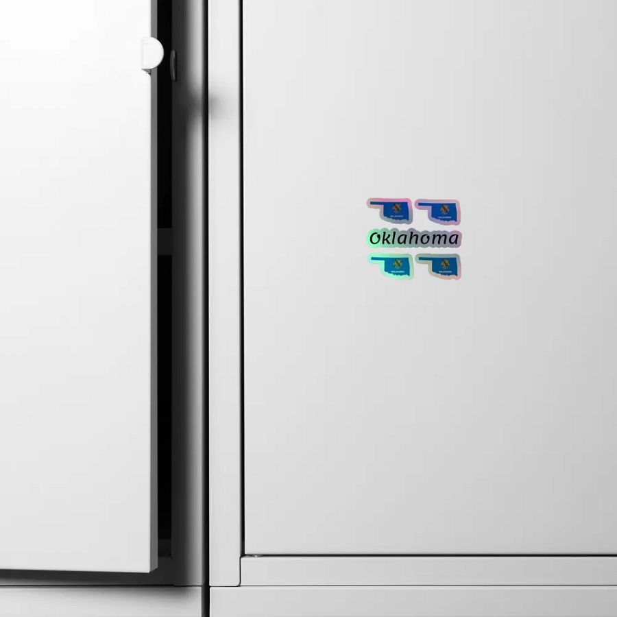 "Oklahoma" Holographic Sticker Sheet product image (3)