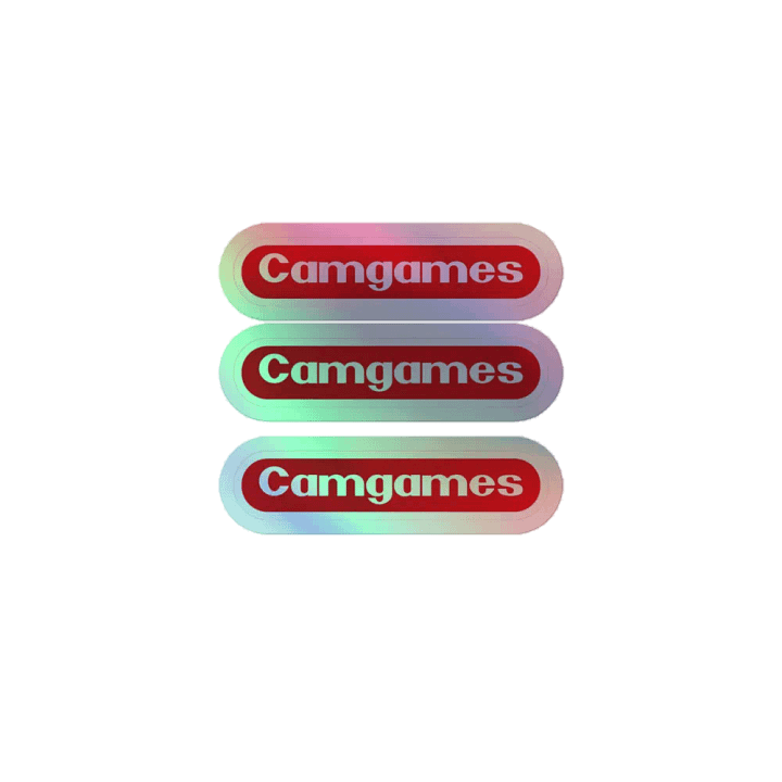 Camgames Shiny Sticker Set (3) product image (1)