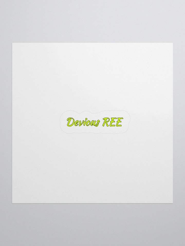 Devious REE. Meme Sticker. product image (1)