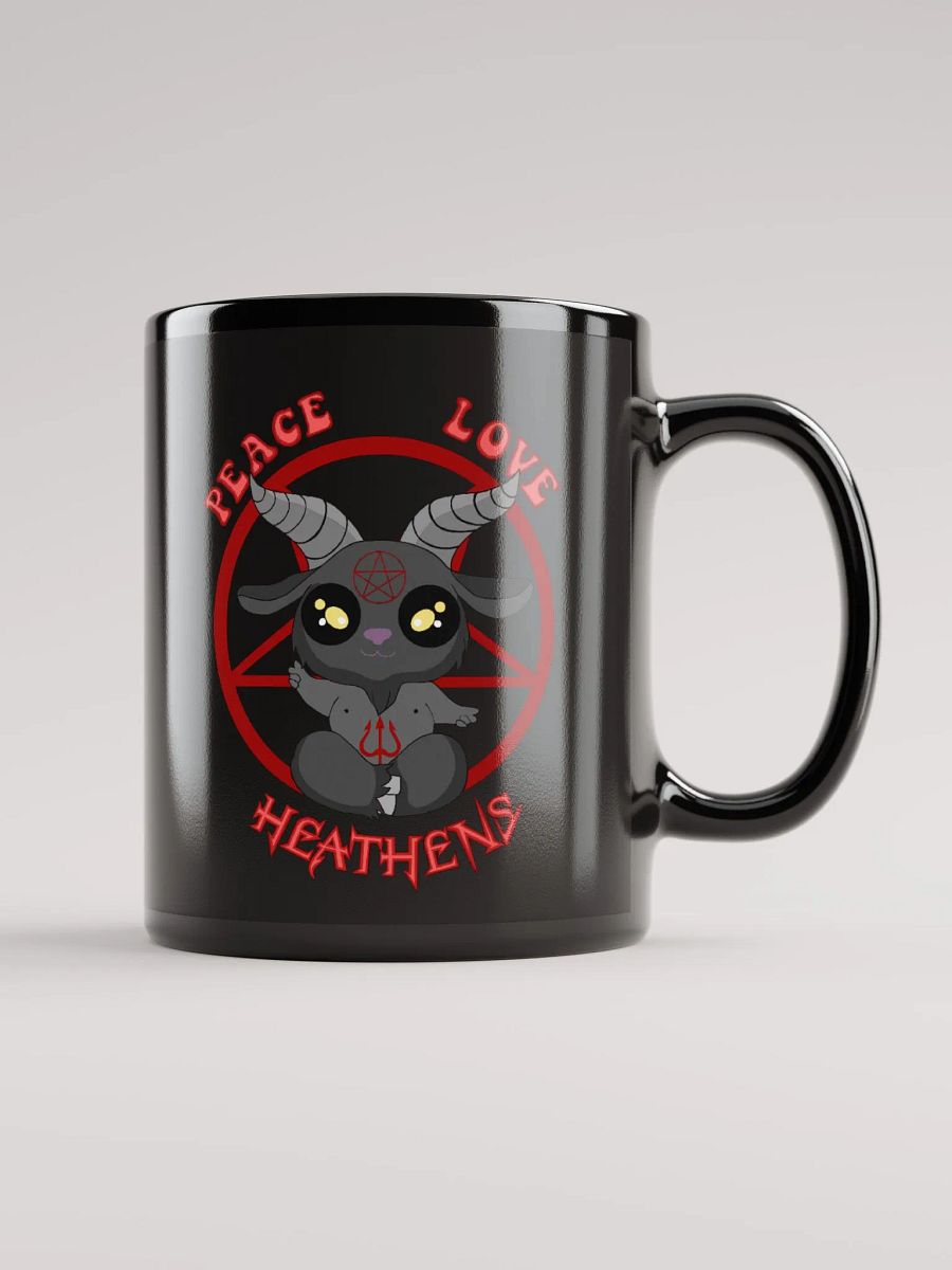 Peace, Love, Heathens Mug - Red product image (1)
