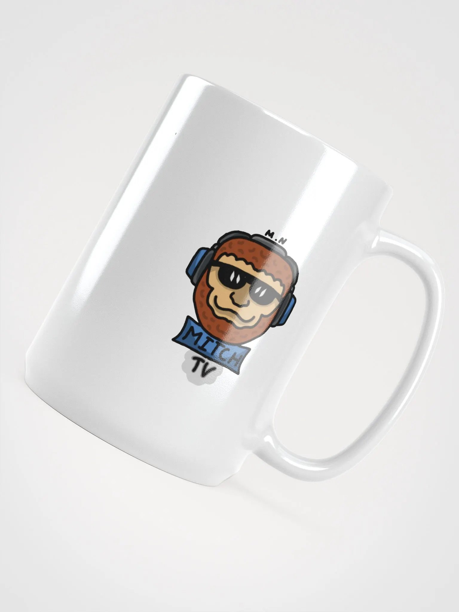 MITCH TV Cartoon Headphones Mug product image (4)