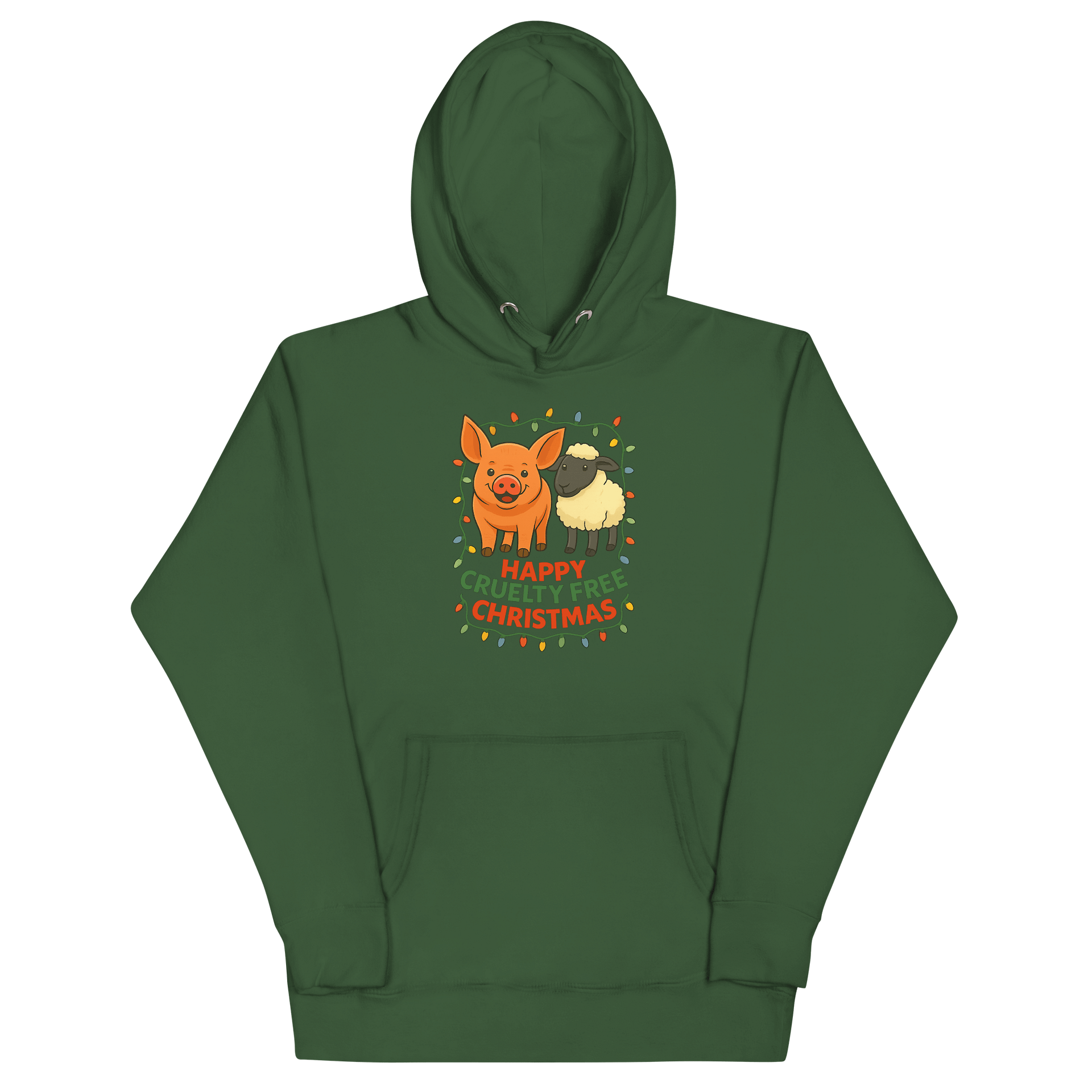 Happy Cruelty Free Christmas Hoodie product image (2)