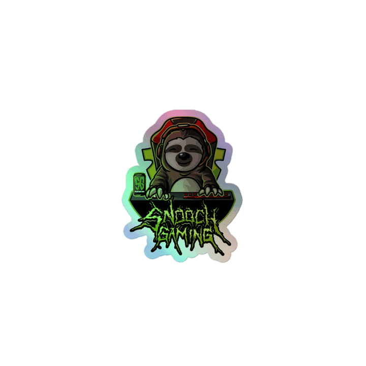 Snooch Gaming Holographic Logo Sticker product image (1)