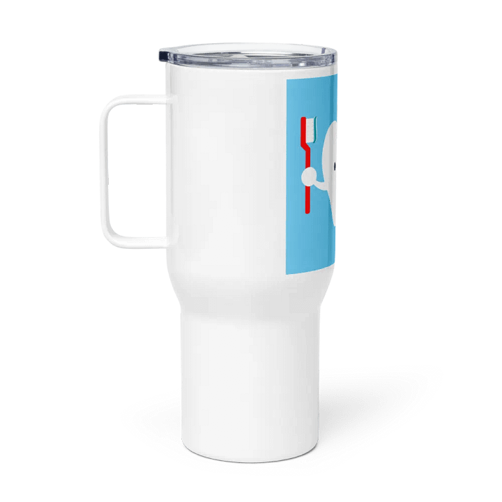 Happy Tooth Travel Mug with a Handle product image (1)