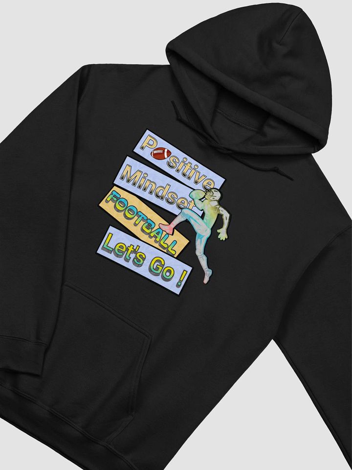 Positive Mindset Football Hoodie product image (2)