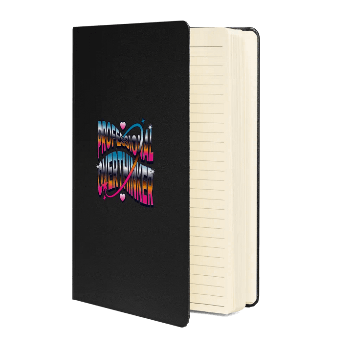 Professional Overthinker Cosmic Hardcover Journal product image (2)