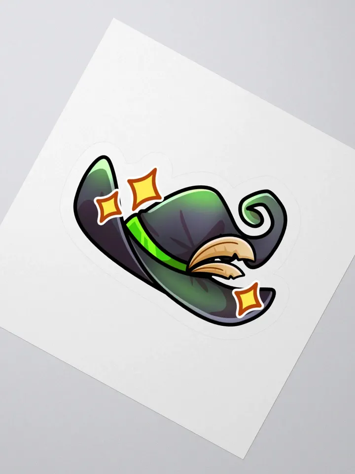 Enchanted Wizzie Hat Kiss Cut Stickers product image (1)