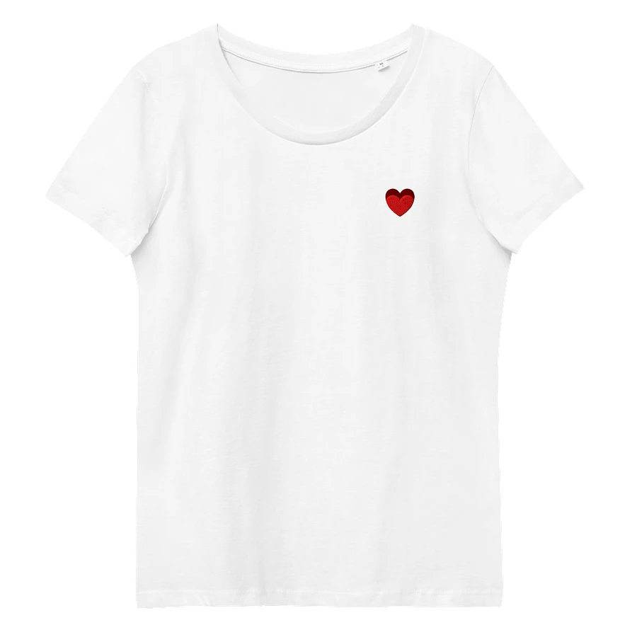 I ♥ Bella Embroidered Women's Fitted Eco Tee product image (3)