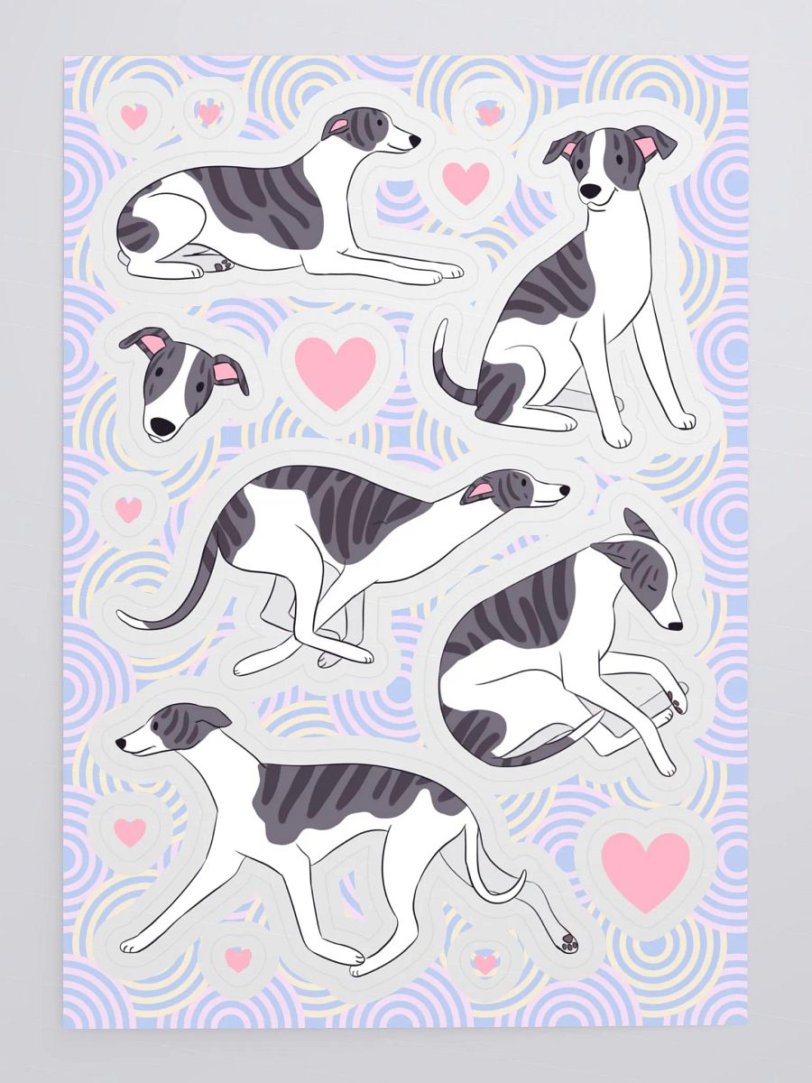 Loveable Whippet Sticker Collection product image (4)