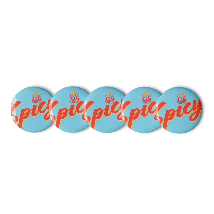 Spicy Dodgeball Club Pin Button Set product image (2)