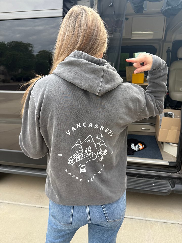 Pigment Dyed Hoodie (Front & Back Design) product image (2)