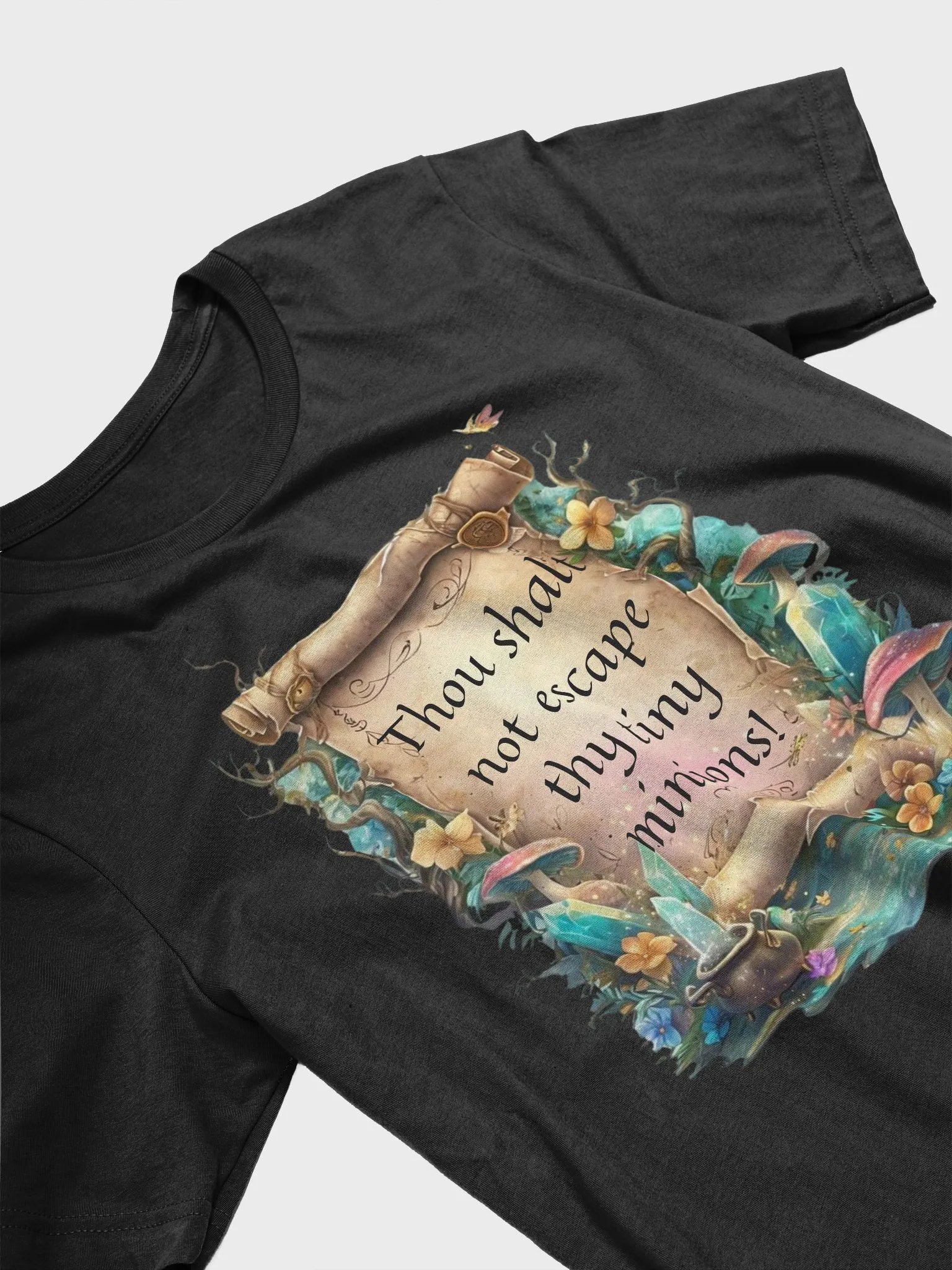 Mom T-Shirt – “Thou Shalt Not Escape Thy Tiny Minions!” product image (28)