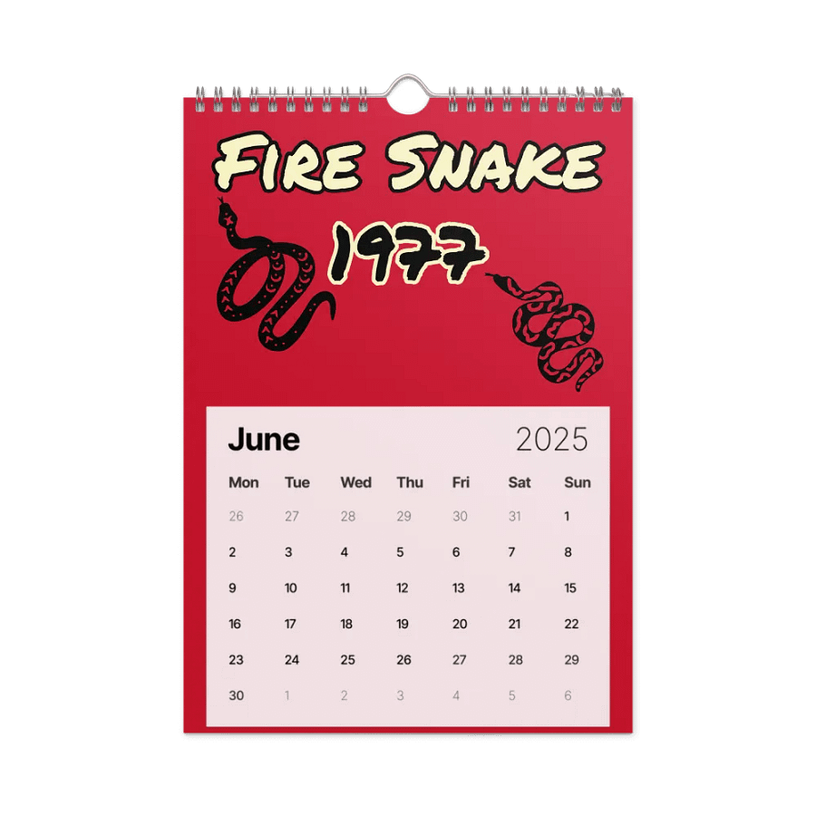 Cosmic Serpent 2025 Wall Calendar product image (8)