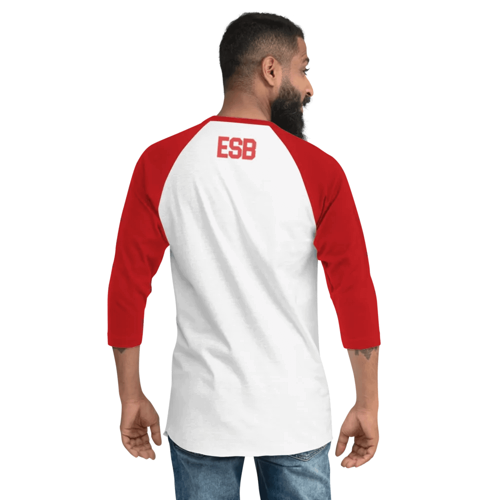 Calligraph-E Baseball Tee (RED LOGO) product image (7)