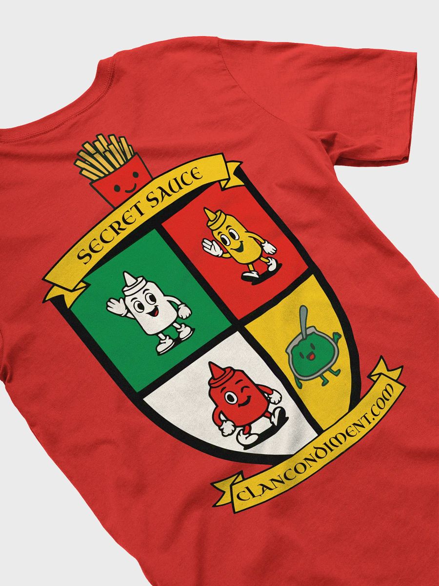 Condiment Clan Crest T-Shirt Back design product image (23)