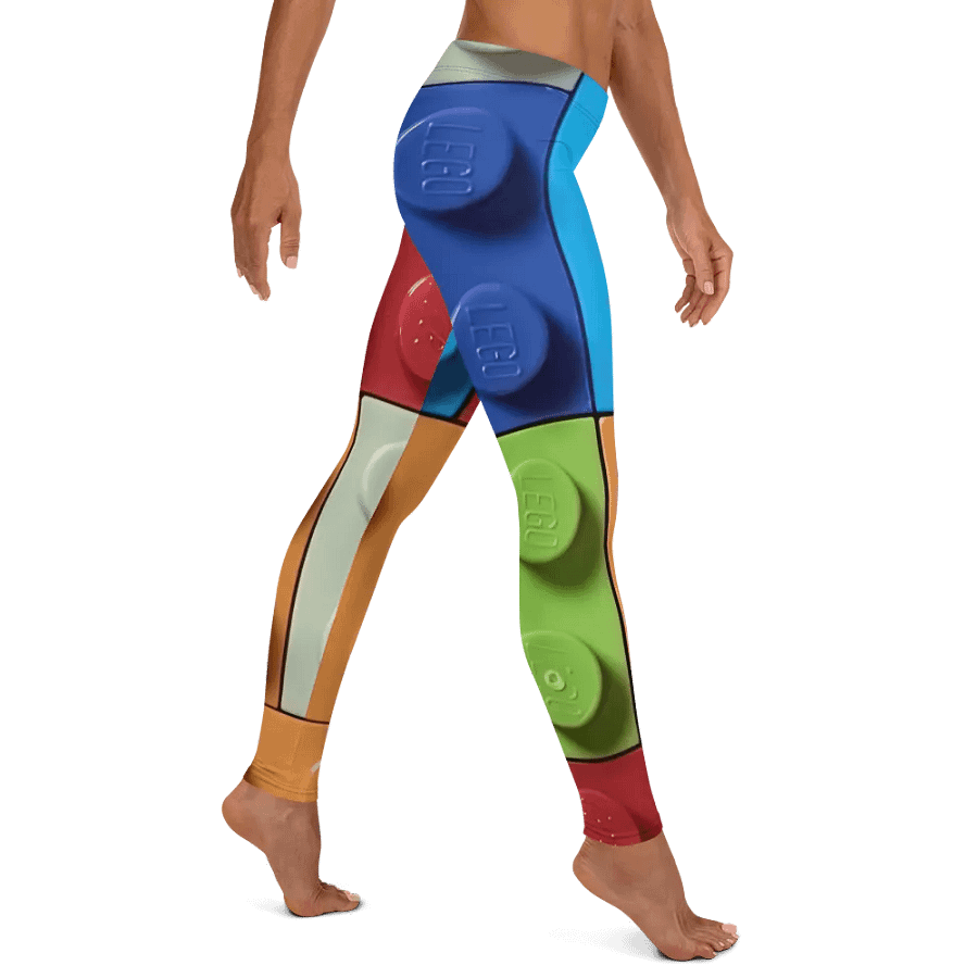 Colorful Interlocking Brick Leggings product image (11)