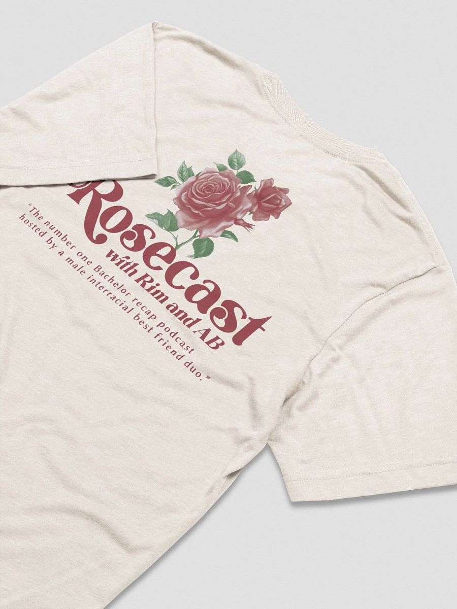 Retro Rose T-Shirt (Triblend) (Front and back) product image (5)