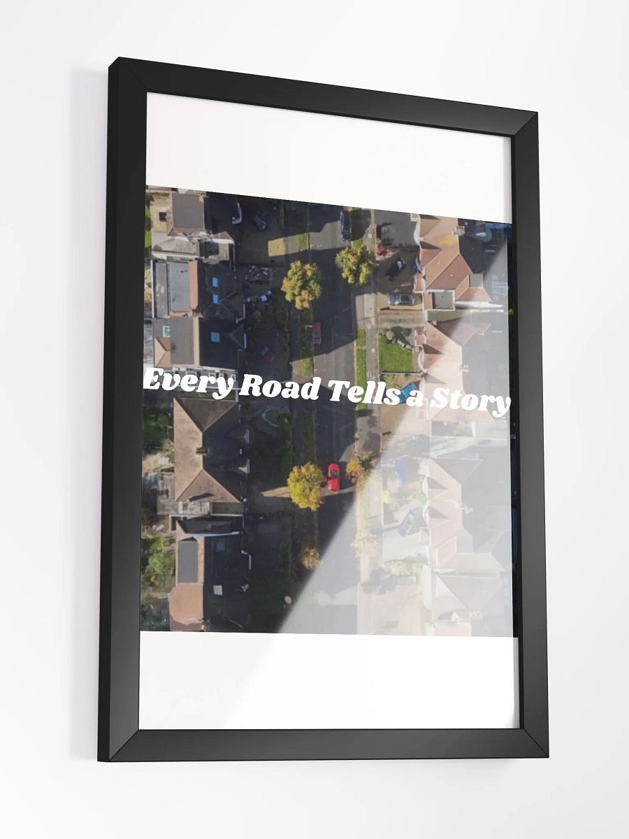 Wall Art Passing Near Beautiful City Framed High-Quality Matte Poster (in) product image (3)