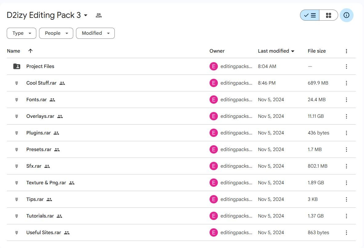 D2 Editing pack 3 product image (2)