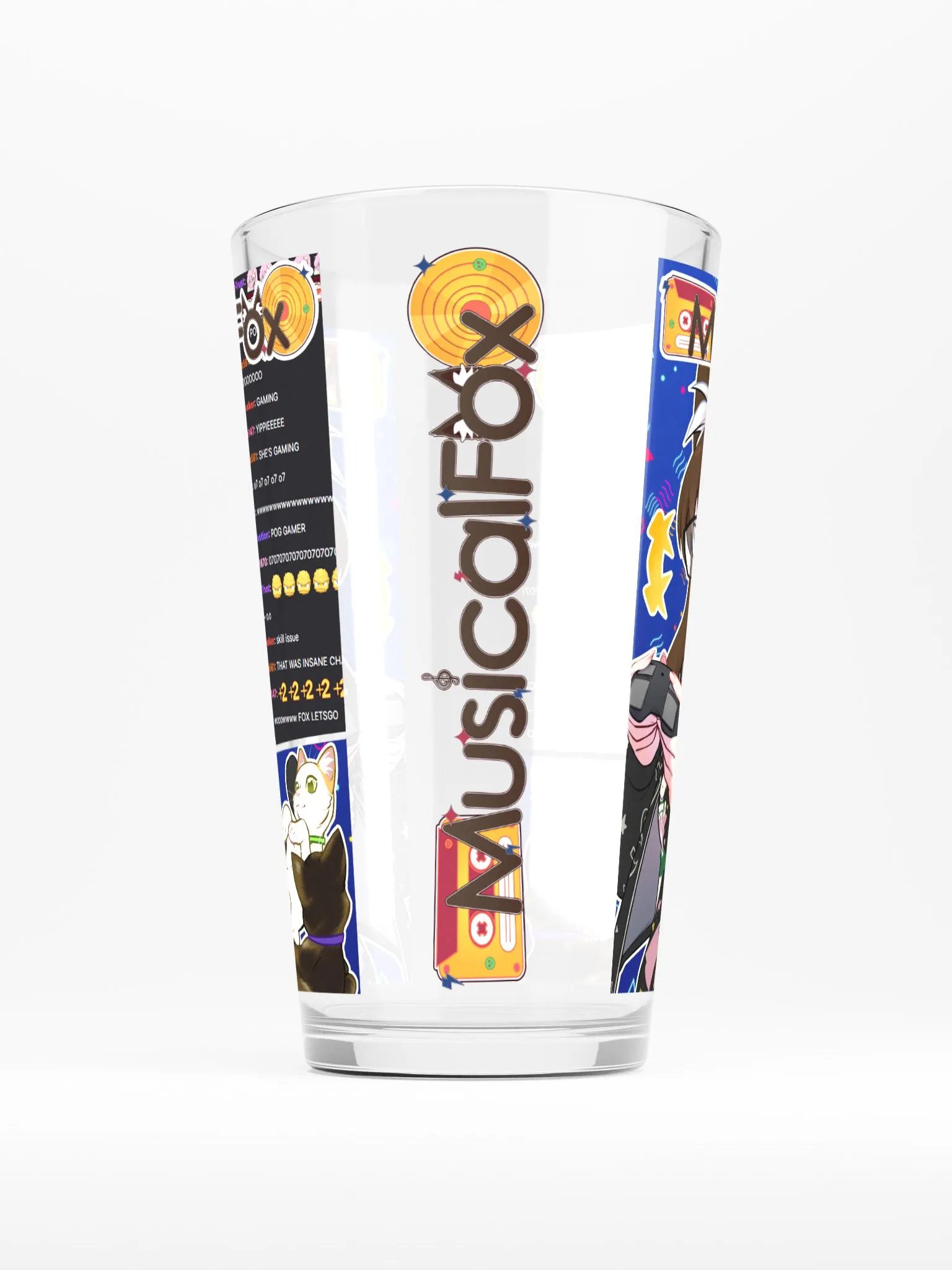 4 Year Streamversary Pint glass product image (1)