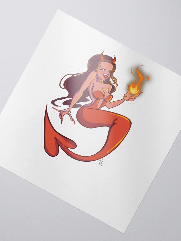 Mermaid Devil Sticker product image (2)