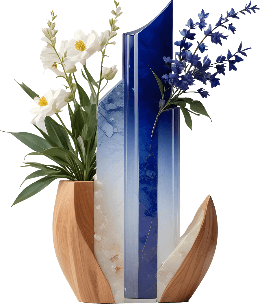 Ocean's Grace – Vase scene creator png product image (1)