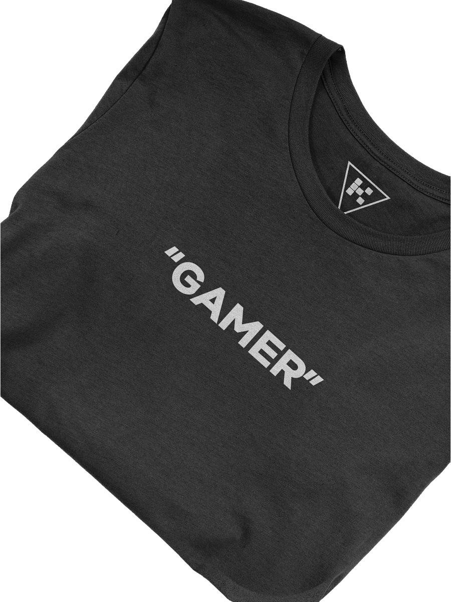"Gamer" T-Shirt (white text) product image (3)