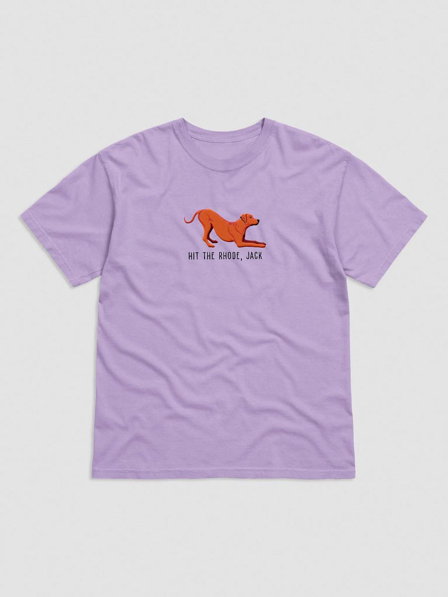 Hit the Rhode, Jack T-Shirt(Embroidered) of a Rhodesian Ridgeback(Red) product image (33)